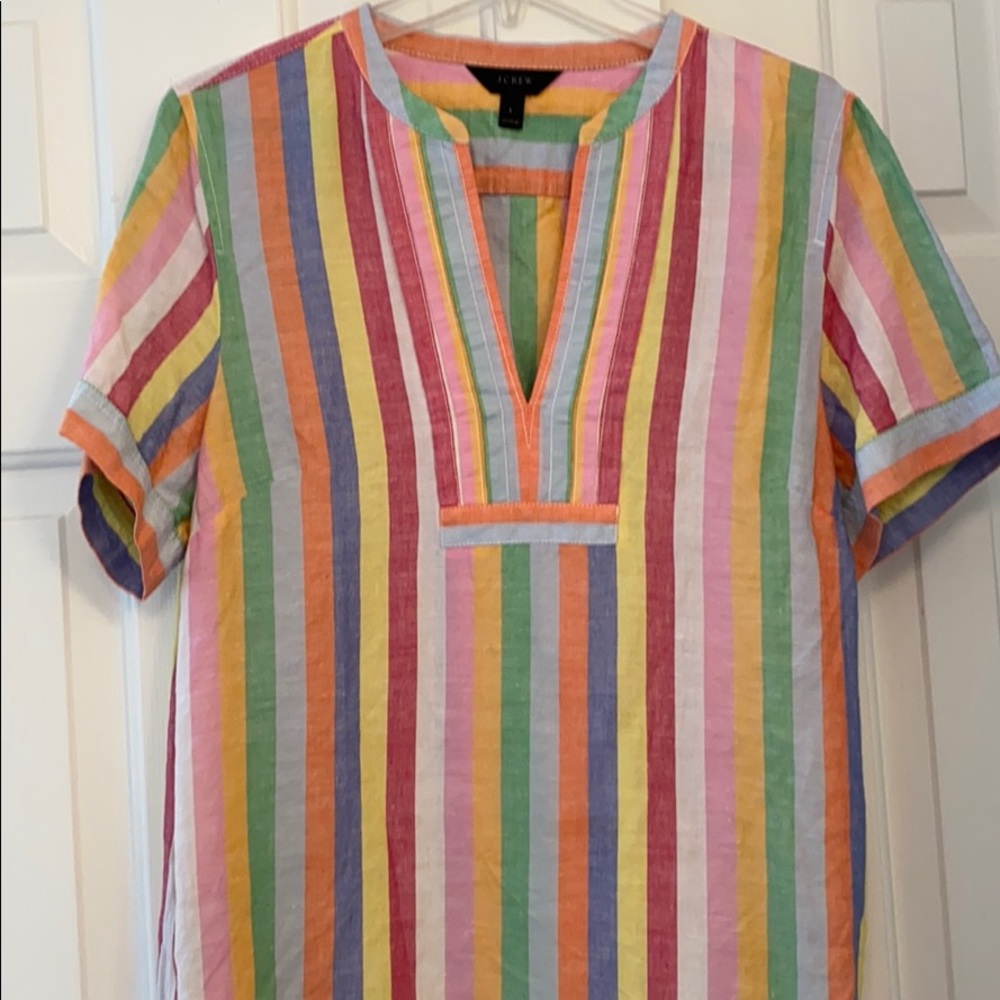 J. CREW Rainbow Dress